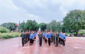 LỰC LƯỢNG CẢNH SÁT CƠ ĐỘNG NAM TRUNG BỘ VÀ ĐOÀN VIÊN THANH NIÊN XÃ TÂY SƠN LAO ĐỘNG TÌNH NGUYỆN TẠI BẢO TÀNG QUANG TRUNG